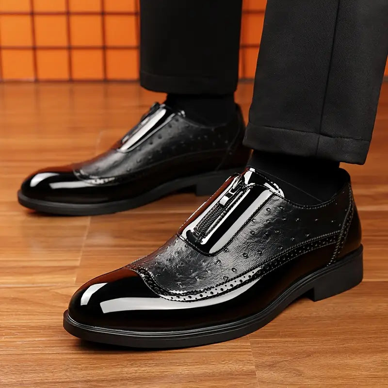 Ostrich Leather Loafers by Ravello