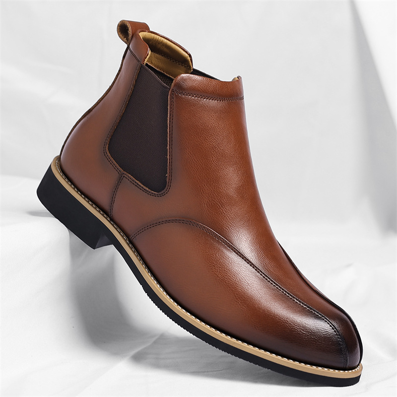 Marcello Leather Ankle Boots