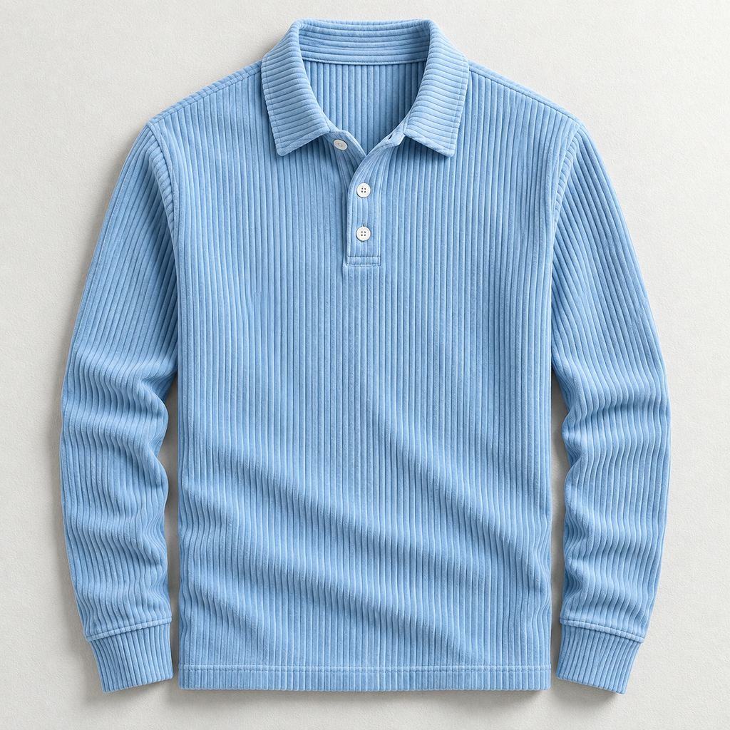 Corduroy Polo Sweater by Hudson