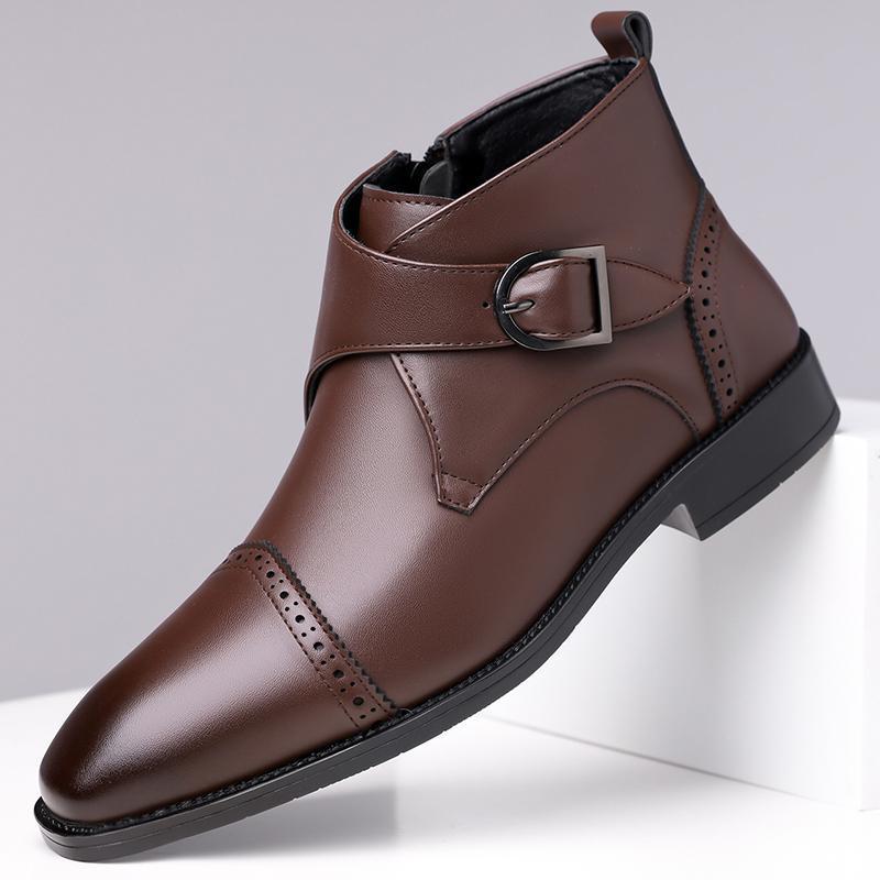 Marcello Genuine Leather Ankle Boots