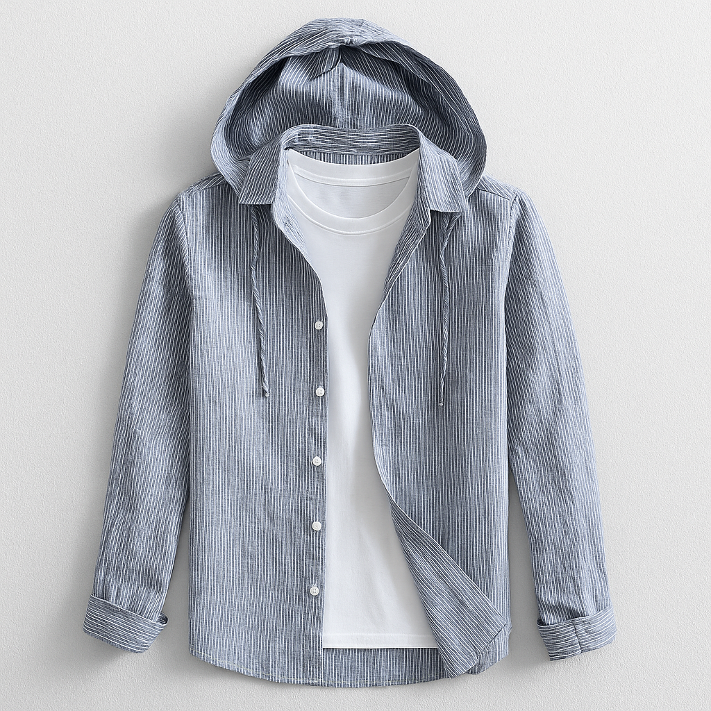 Linen Hoodie by Hudson