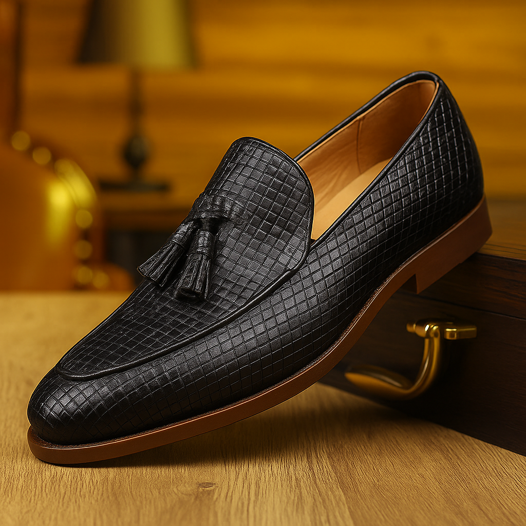 Lombardi Woven Tassel Slip-Ons