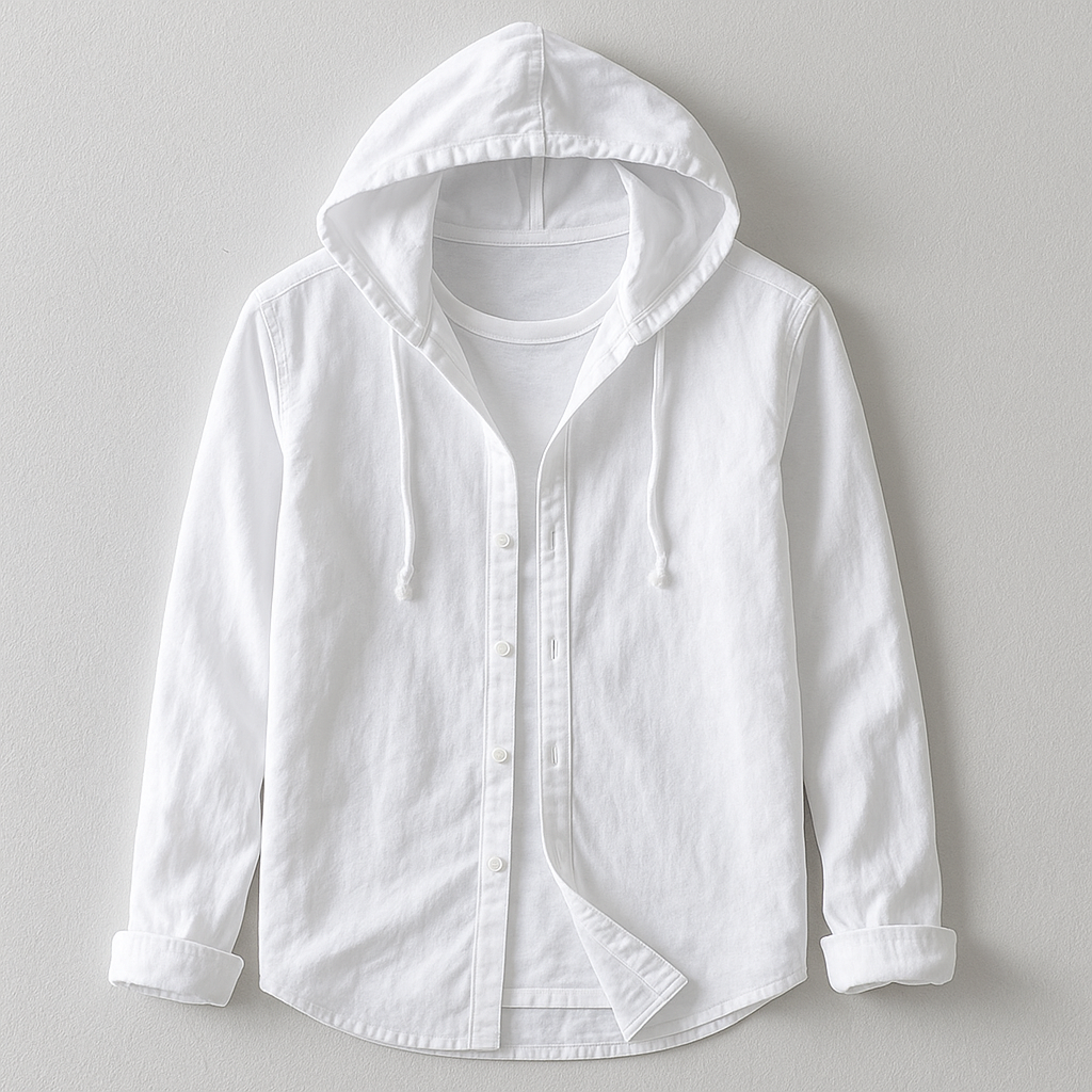 Linen Hoodie by Hudson