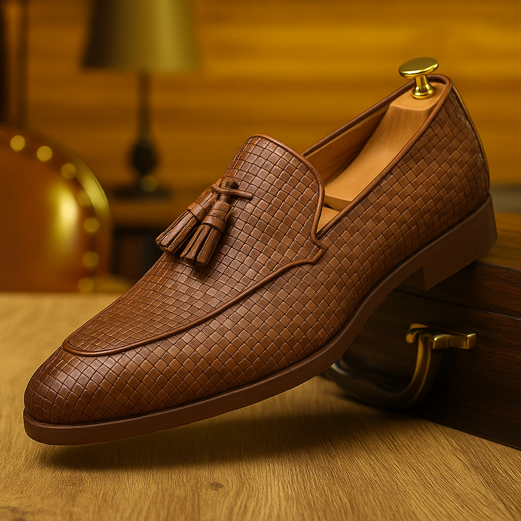 Lombardi Woven Tassel Slip-Ons