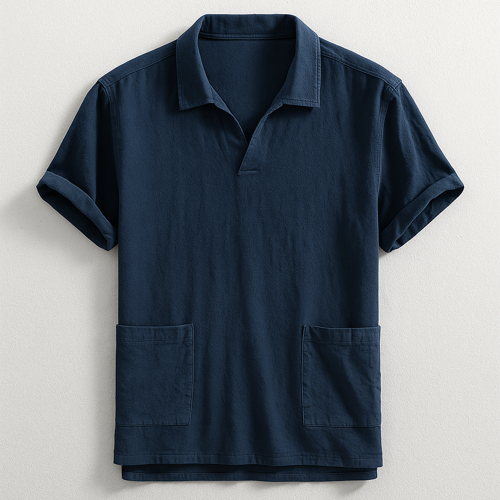 Linen Polo Shirt by Hudson