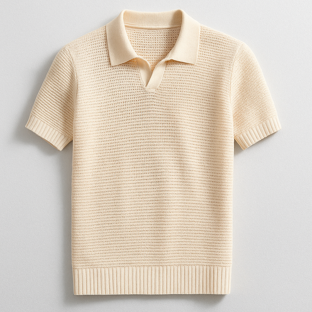 Lusso Knit Polo Tee