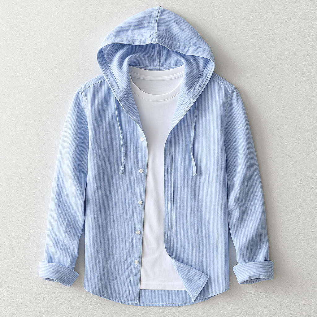 Linen Hoodie by Hudson