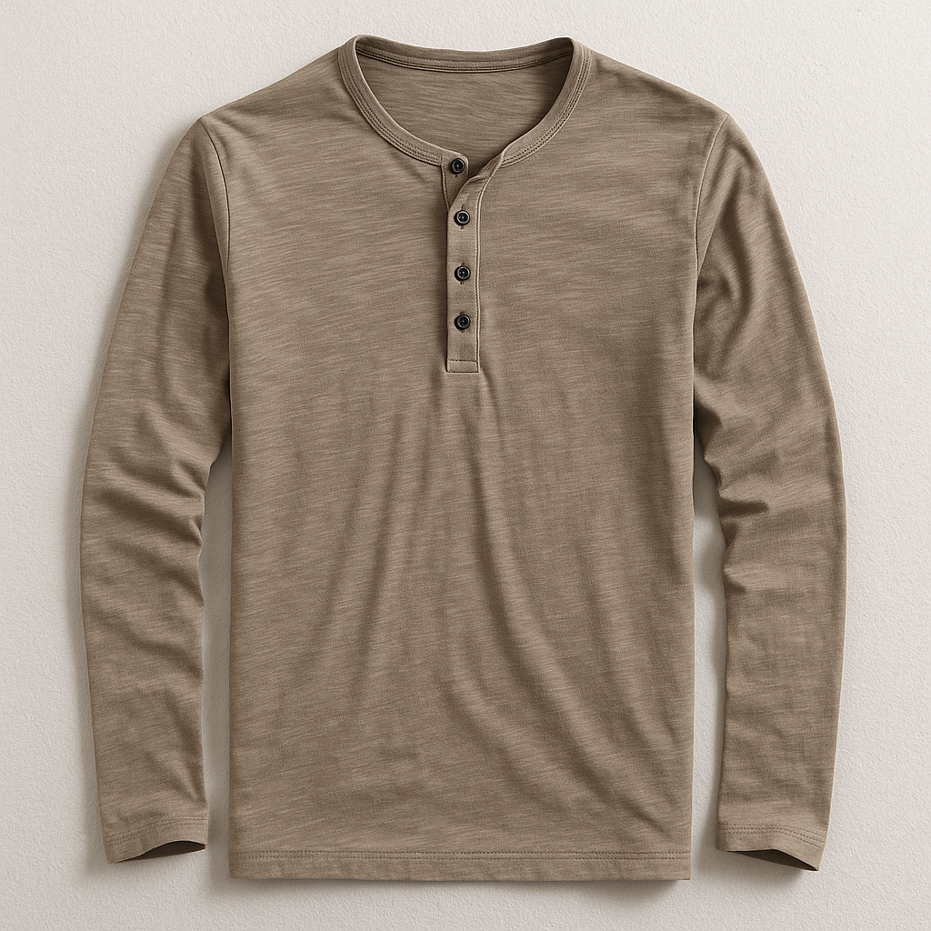 Riku Long Sleeve Cotton Shirt