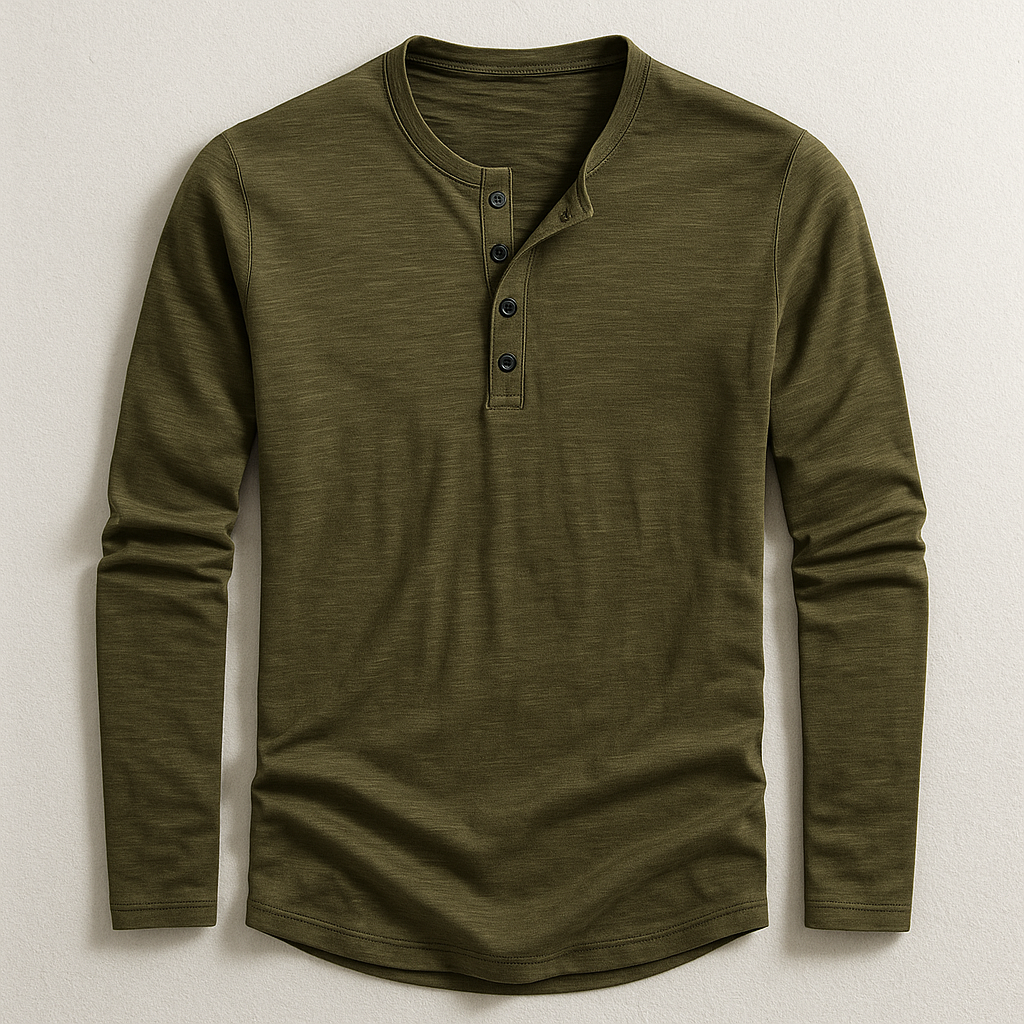Riku Long Sleeve Cotton Shirt