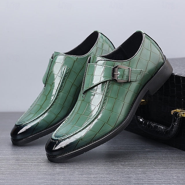 Victorino Leather Monk Strap Loafers for Men