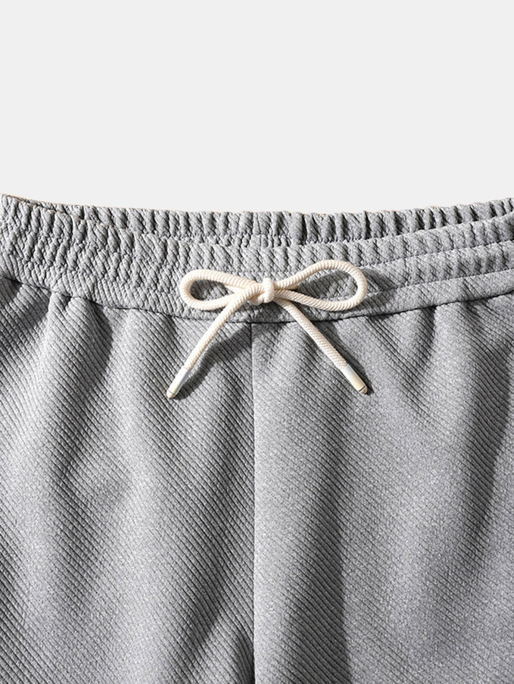 Heavy Weight Oversize T-Shirt & Loose Fit Drawstring Twill jacquard Shorts