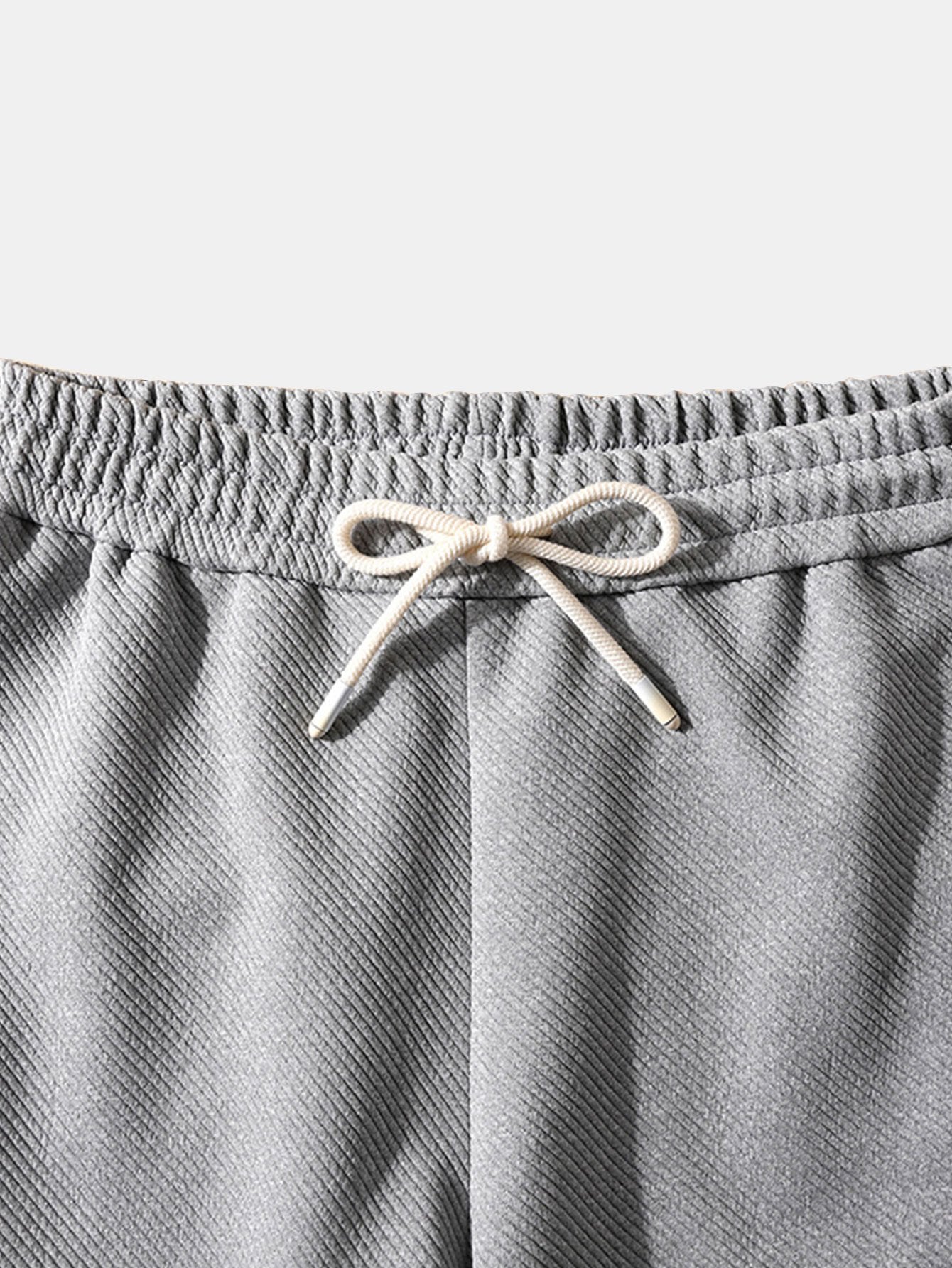 Heavy Weight Oversize T-Shirt & Loose Fit Drawstring Twill jacquard Shorts