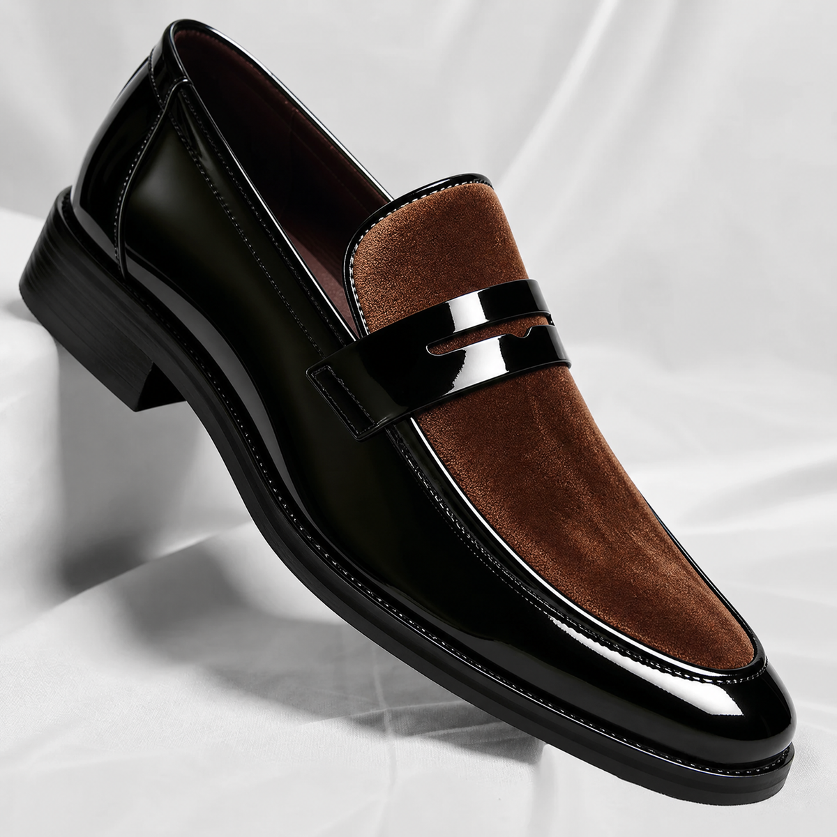 Lucca Leather Slip-On Loafers