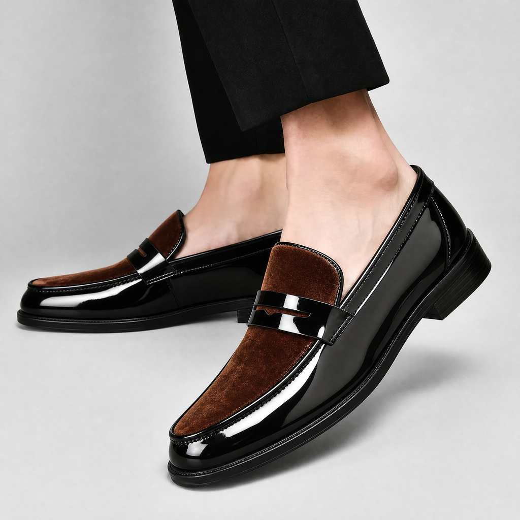 Lucca Leather Slip-On Loafers