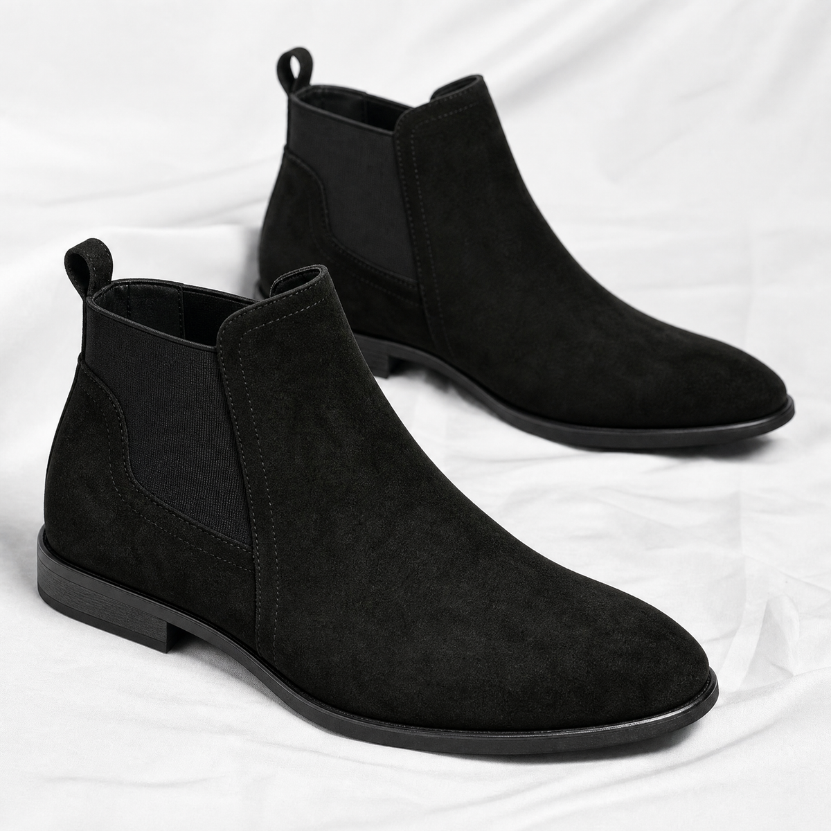 Cristiano Suede Chelsea Ankle Boots