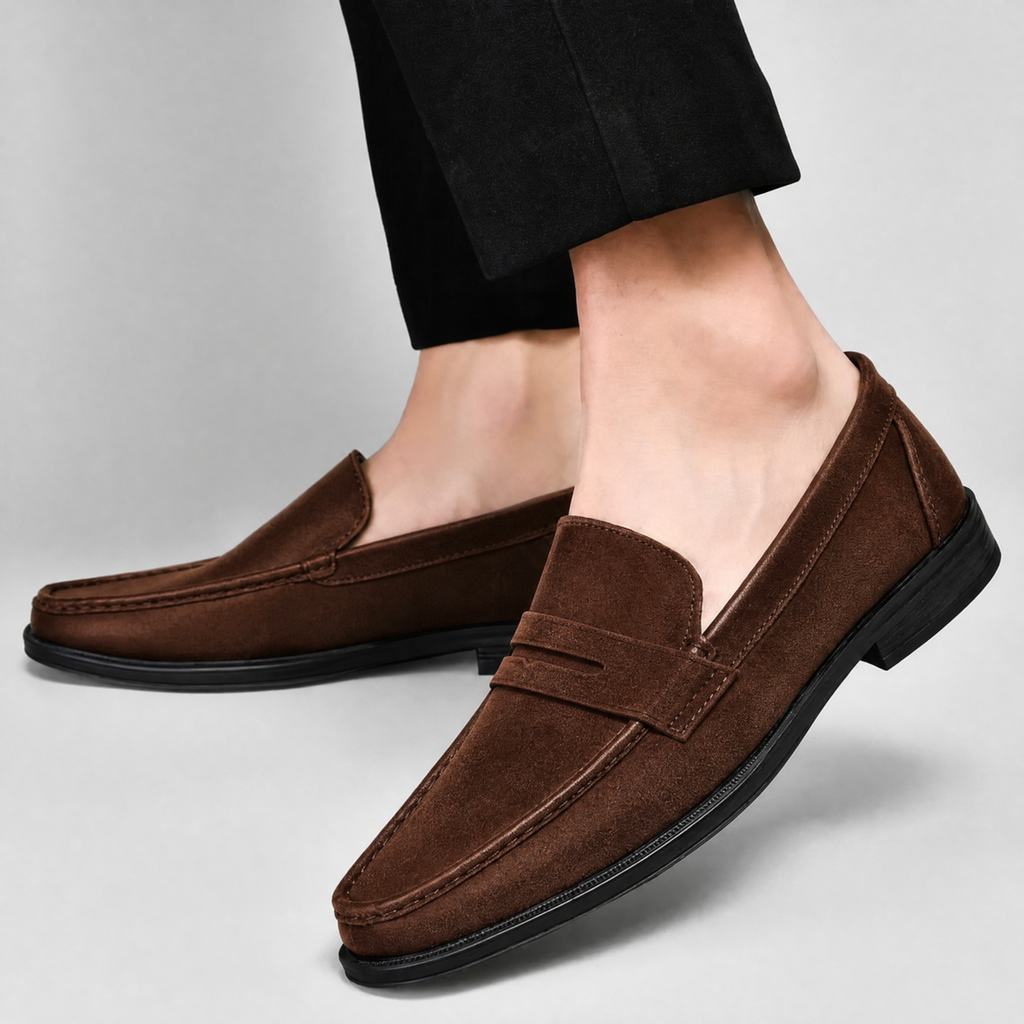 Lukas Suede Slip-On Loafers