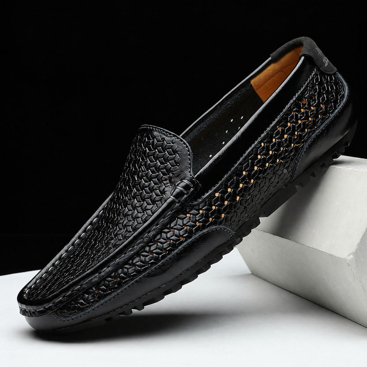 Italian Leather Loafers by Carlo