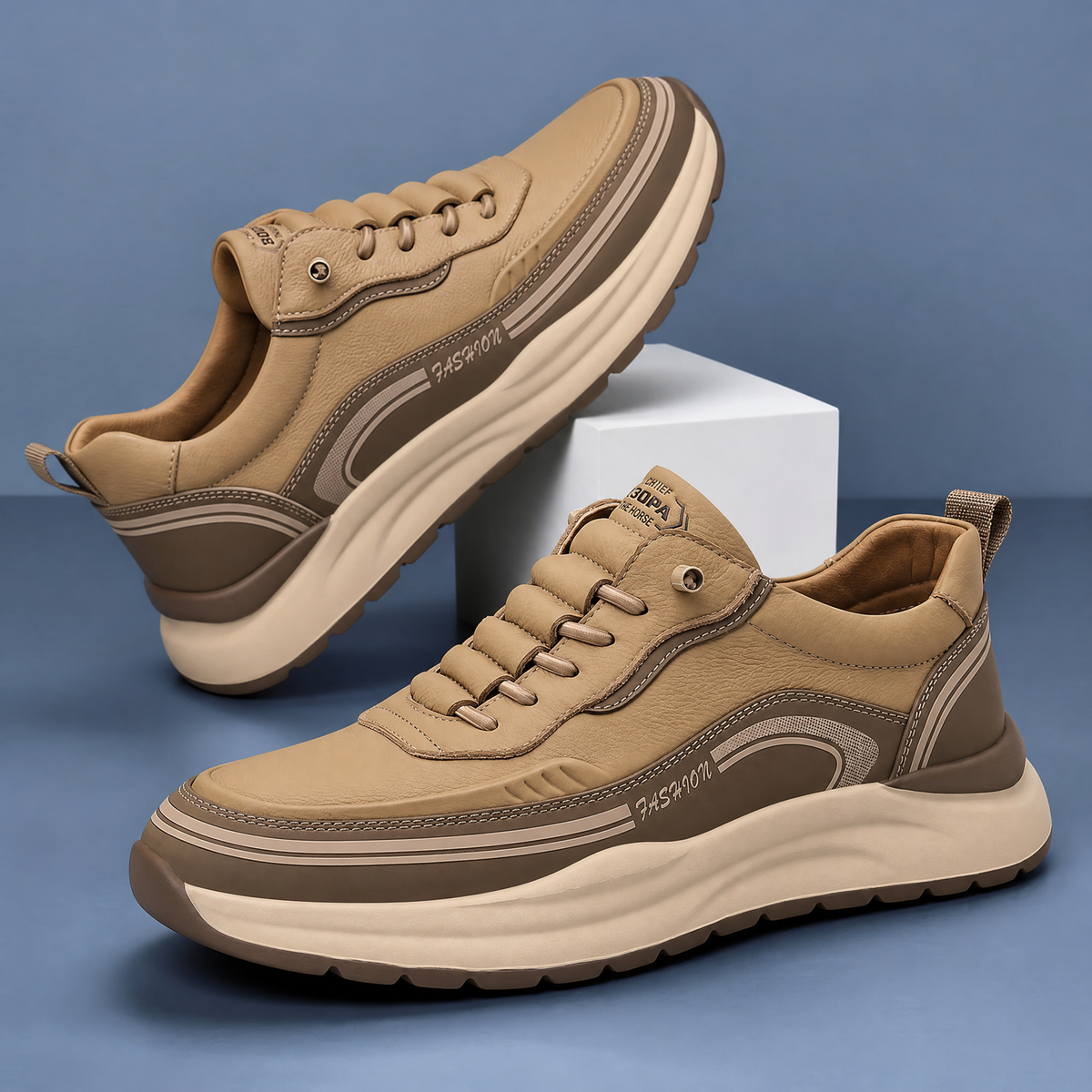 Mayford Genuine Leather Sneakers