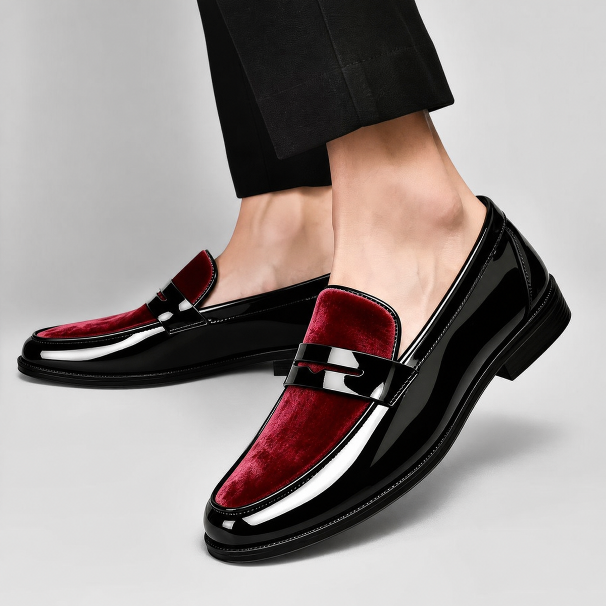 Lucca Leather Slip-On Loafers