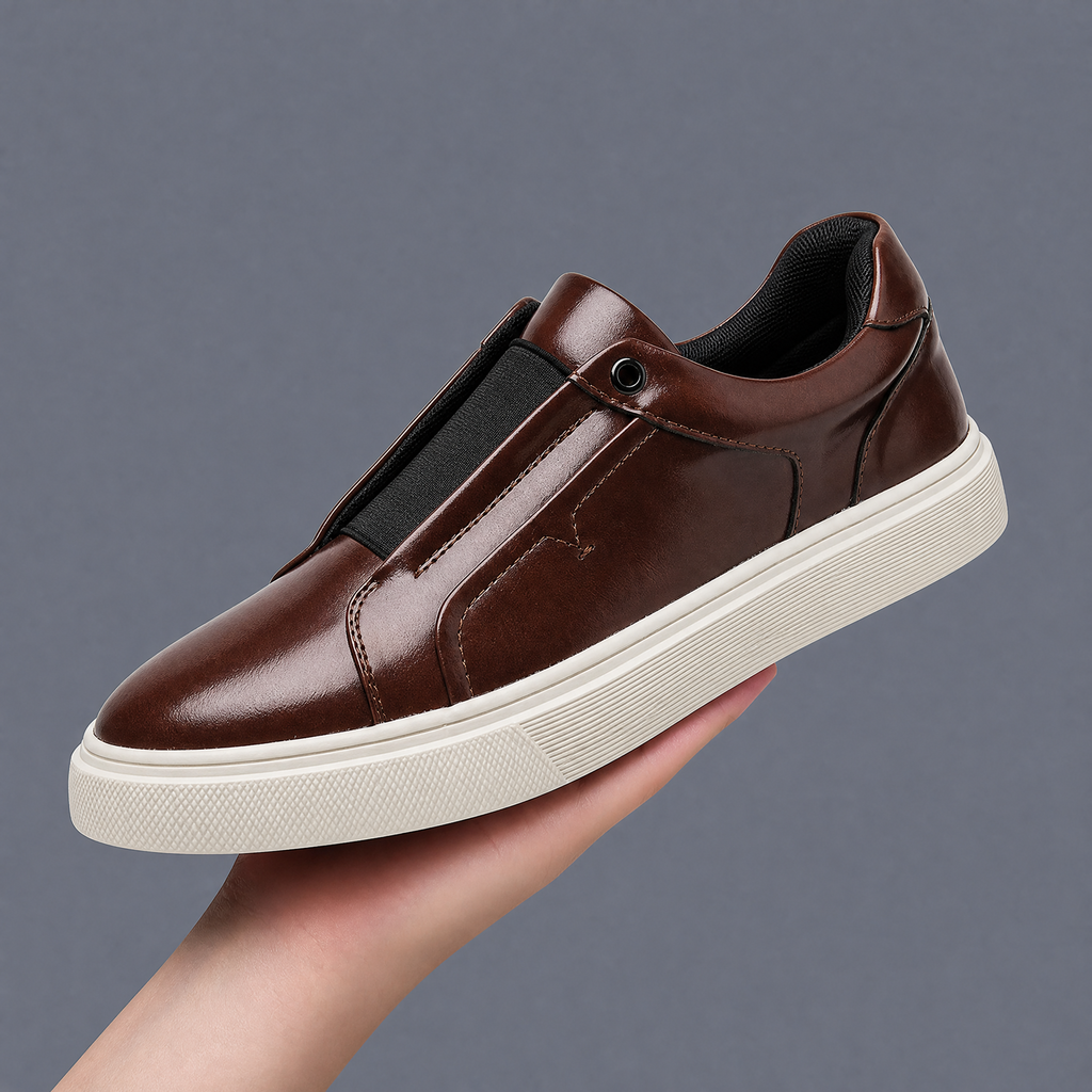 Authentic Leather Maretto Sneakers
