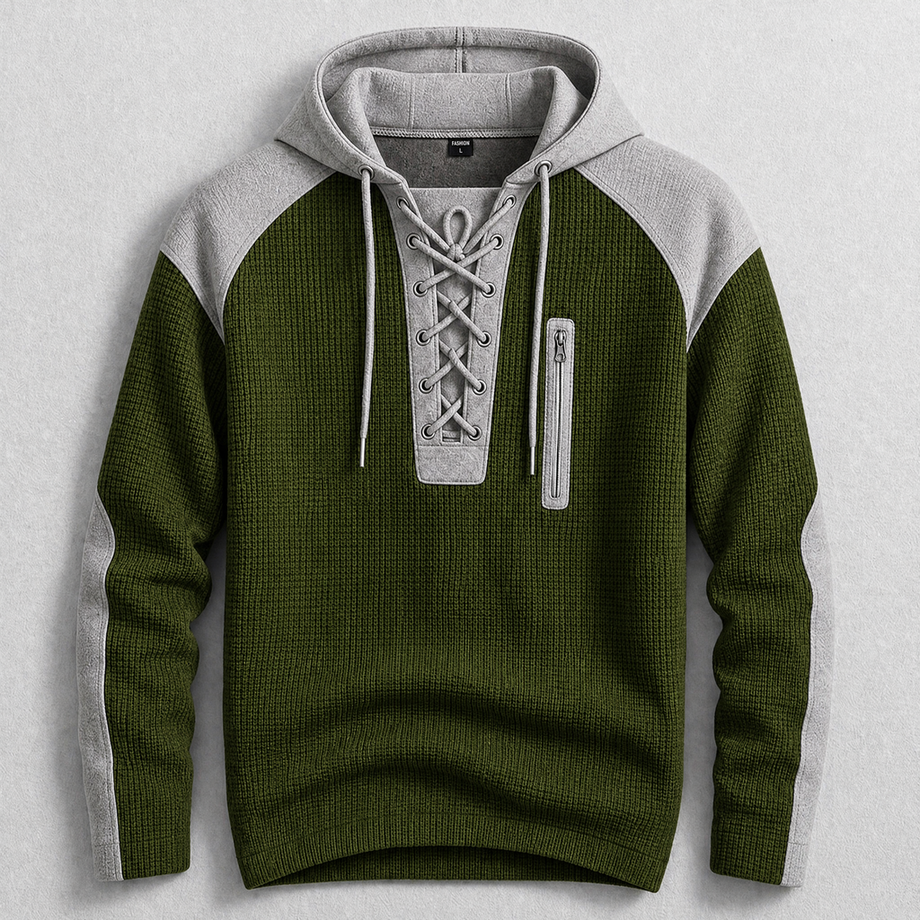 Colter Waffle Knit Hoodie