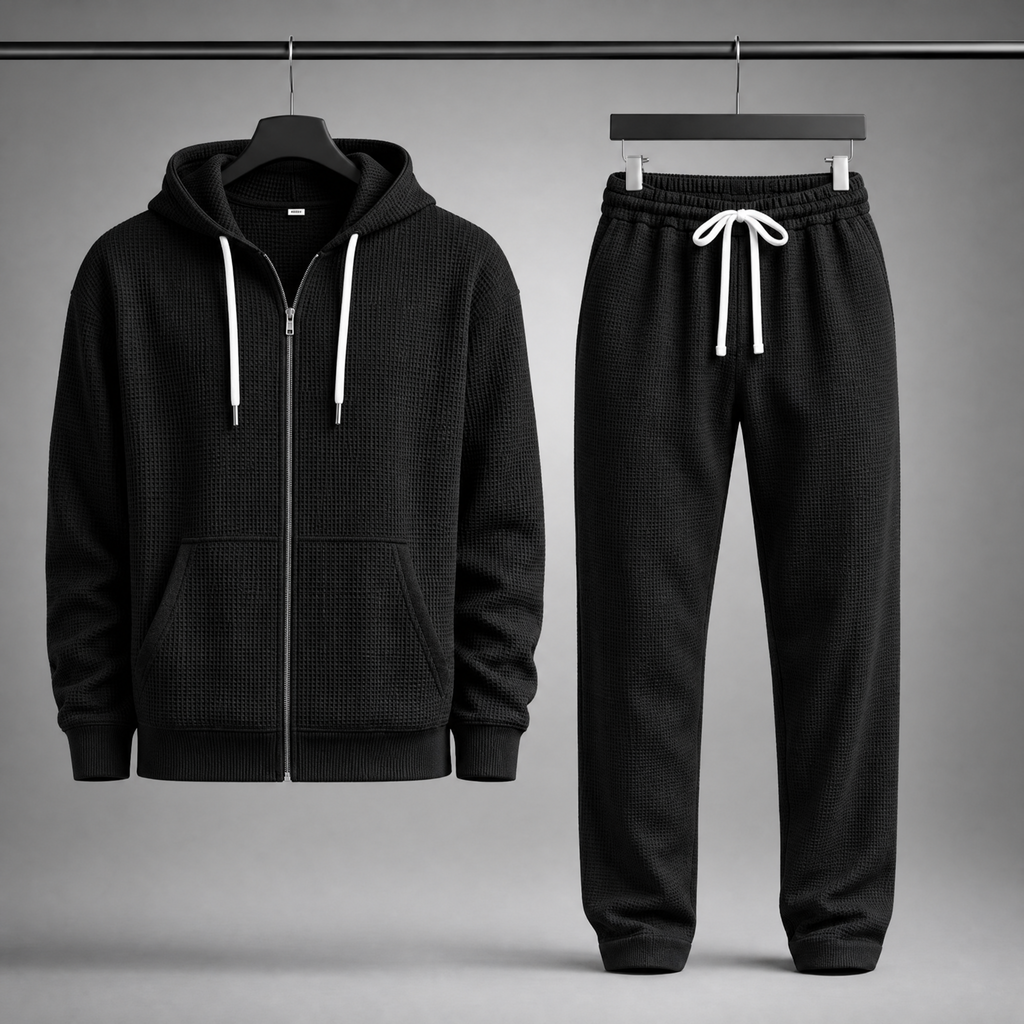 Jacob Waffle Knit Ensemble