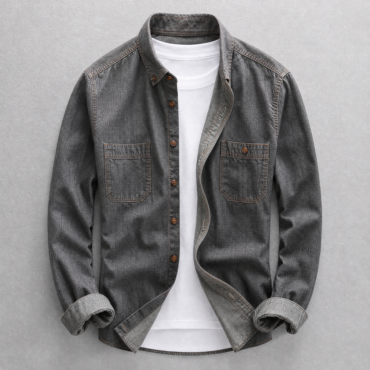 Classic Sterling Denim Shirt