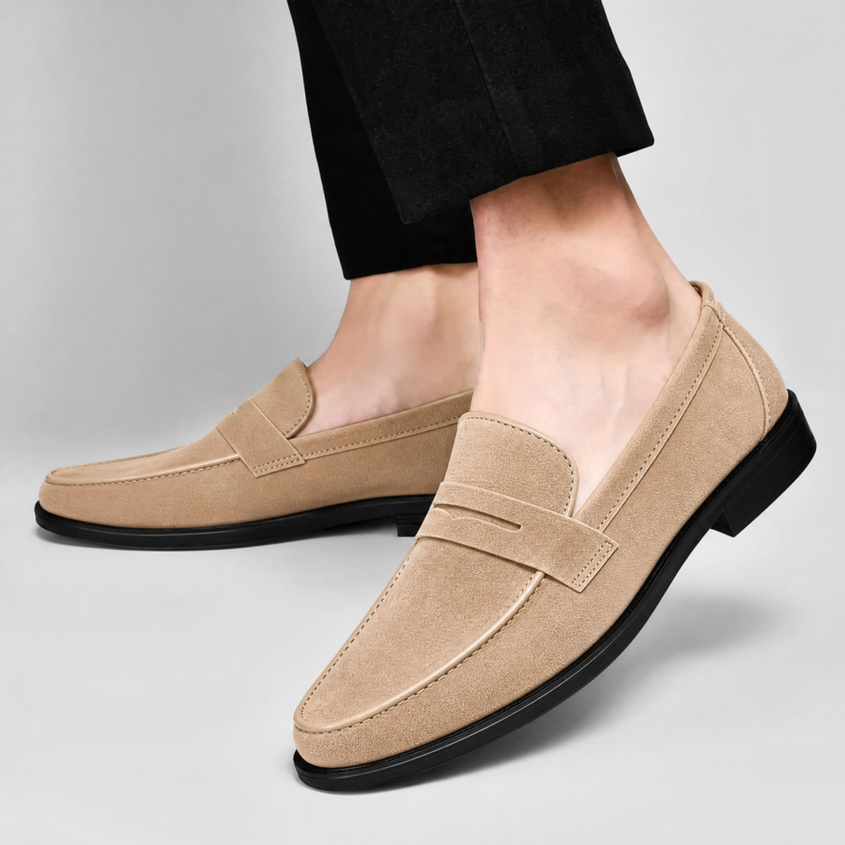 Lukas Suede Slip-On Loafers