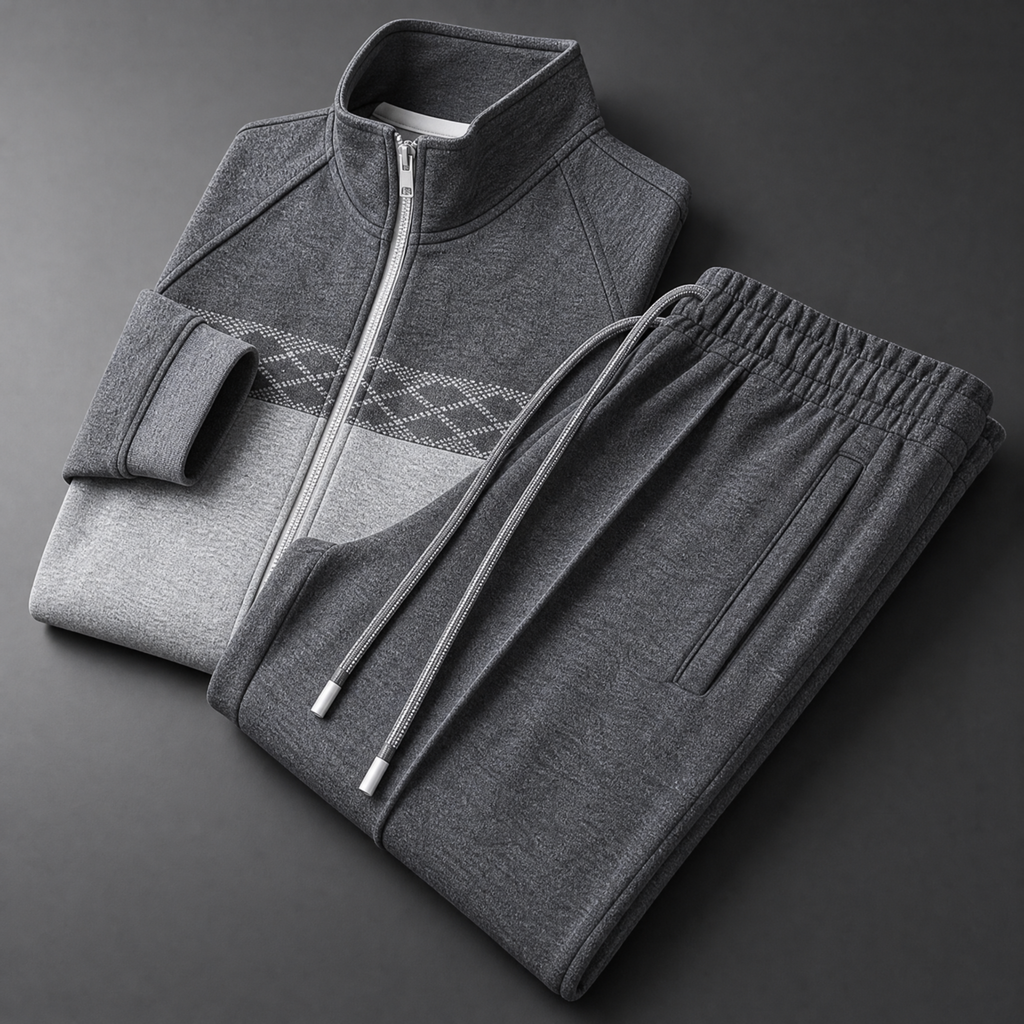 Heritage Luxe Tracksuit Ensemble