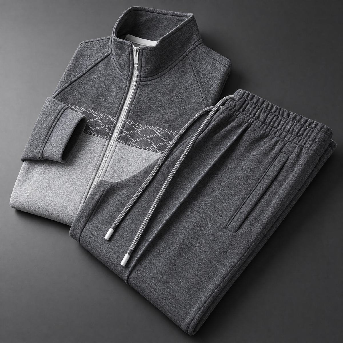 Heritage Luxe Tracksuit Ensemble