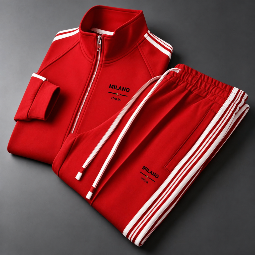 Italian Milano Tracksuit Ensemble