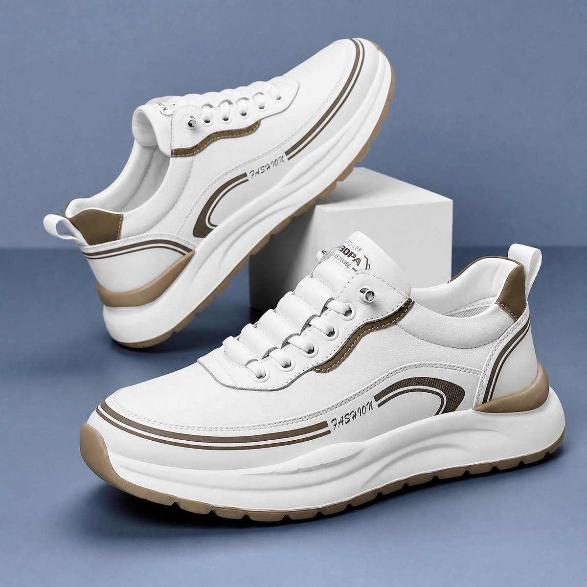 Mayford Genuine Leather Sneakers