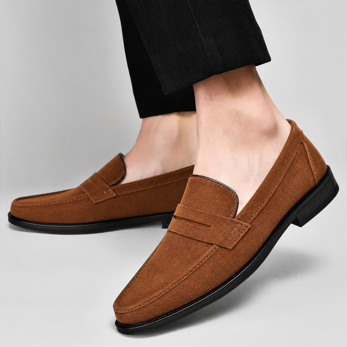 Lukas Suede Slip-On Loafers