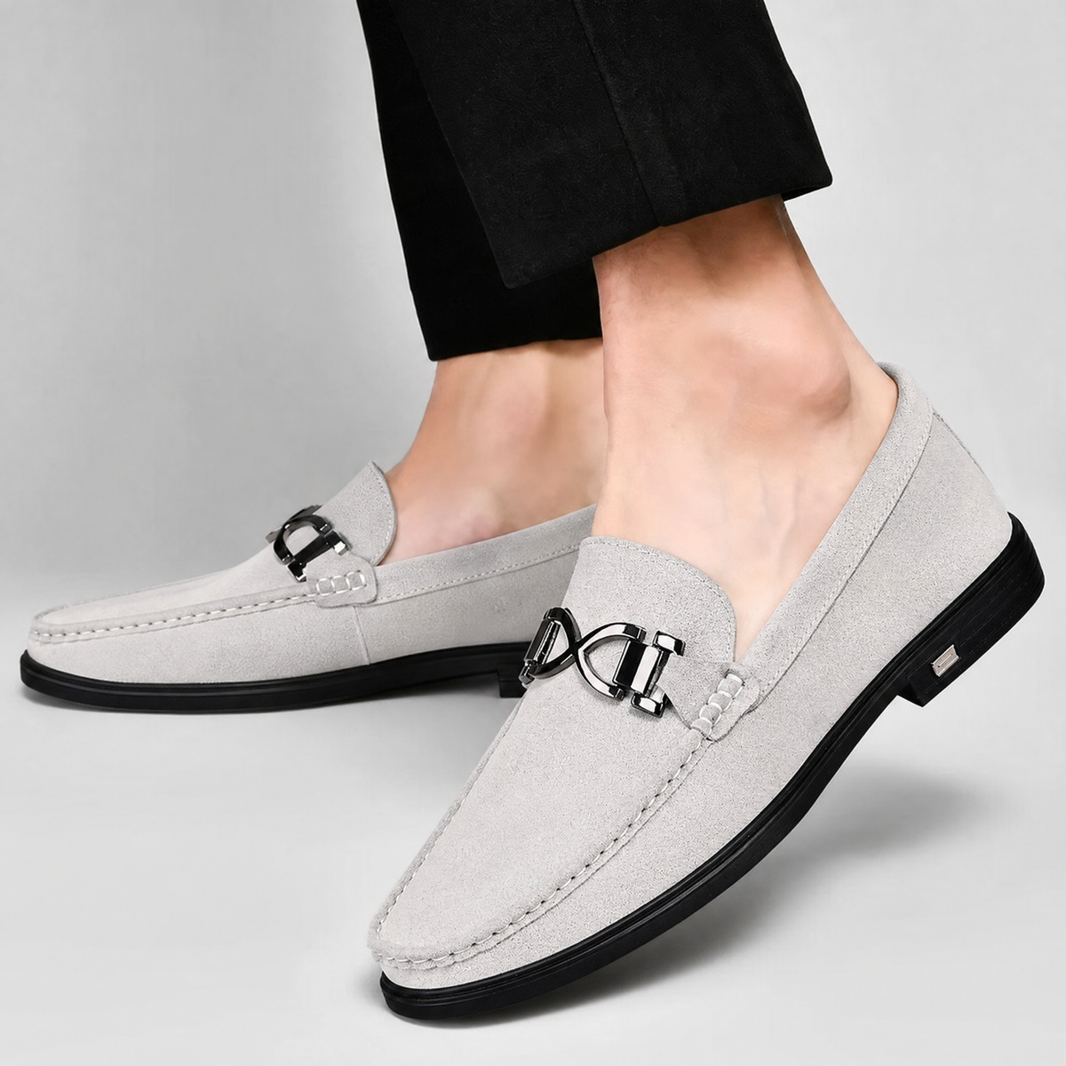 Italian Suede Loafers by Pelle