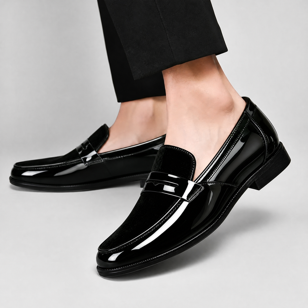Lucca Leather Slip-On Loafers