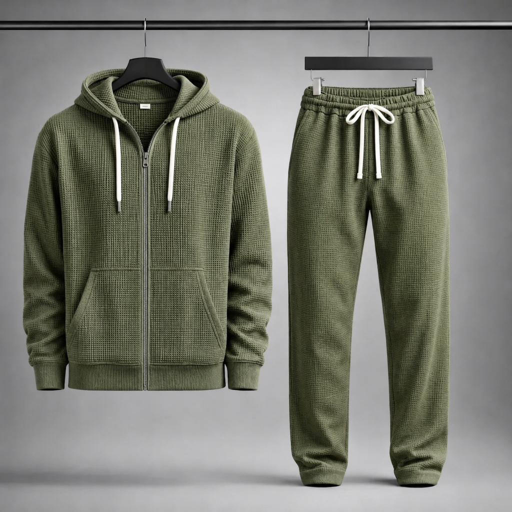 Jacob Waffle Knit Ensemble