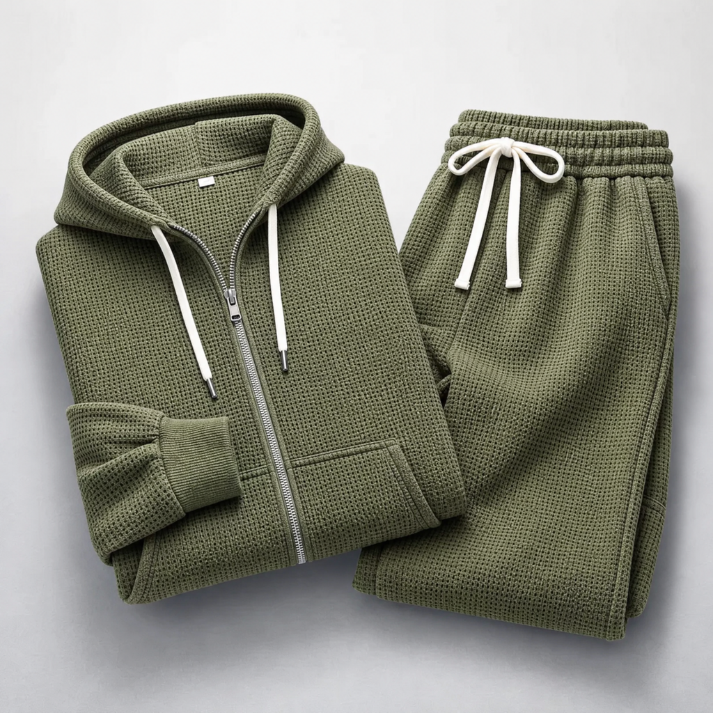 Jacob Waffle Knit Ensemble