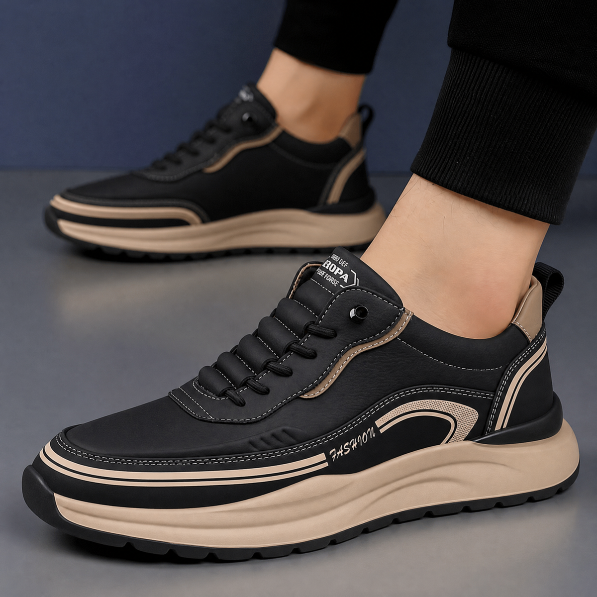Mayford Genuine Leather Sneakers