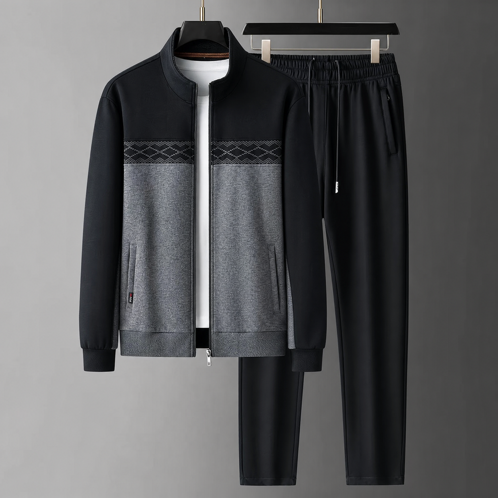 Heritage Luxe Tracksuit Ensemble