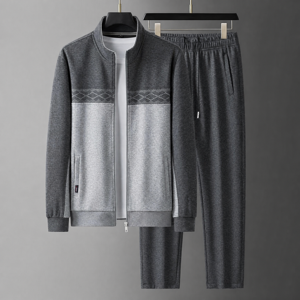Heritage Luxe Tracksuit Ensemble