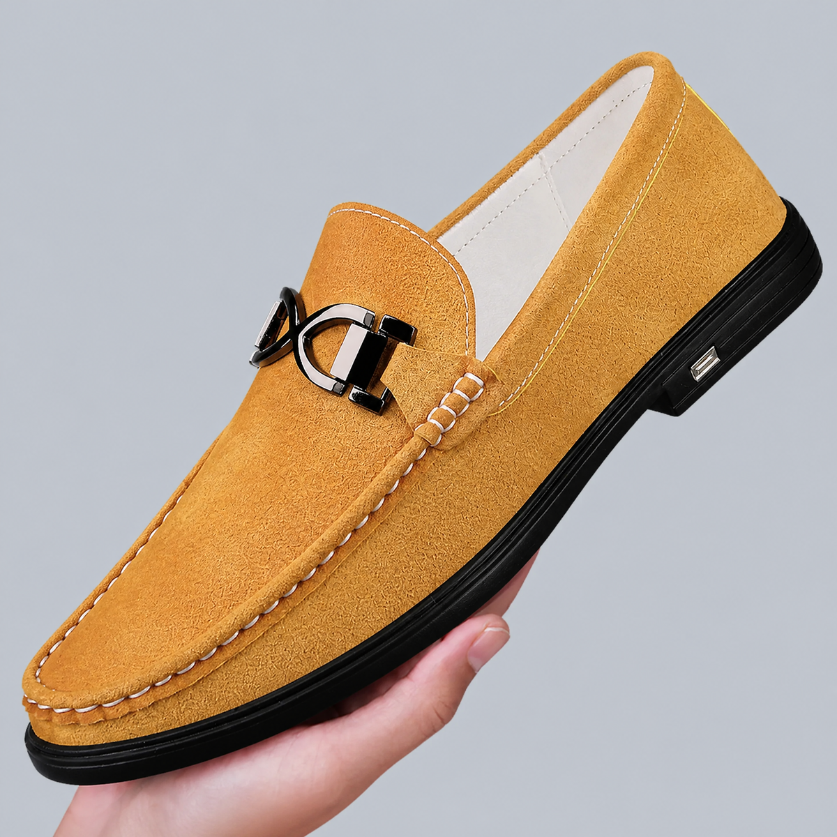 Italian Suede Loafers by Pelle