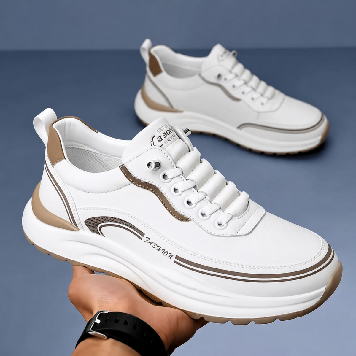 Mayford Genuine Leather Sneakers