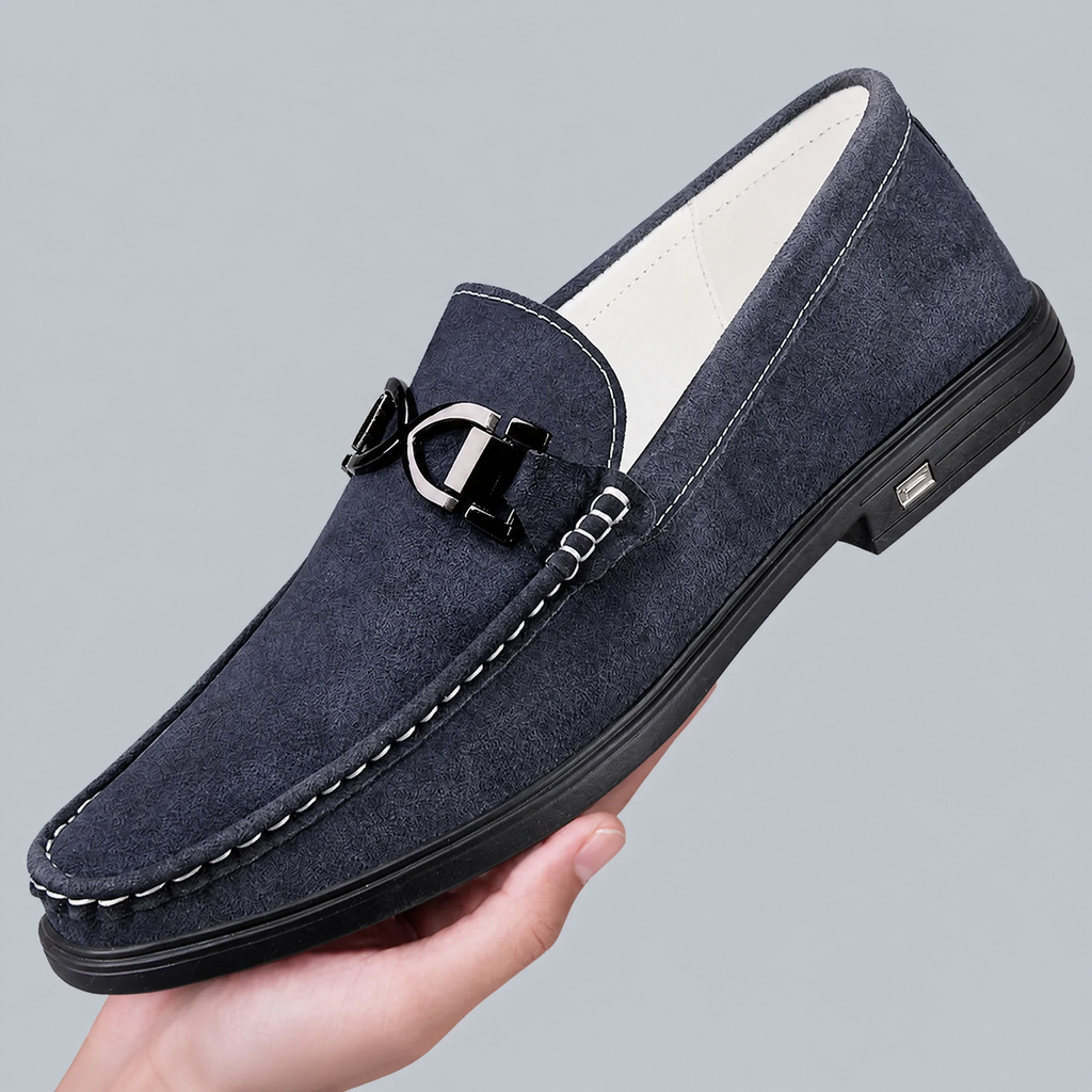 Italian Suede Loafers by Pelle