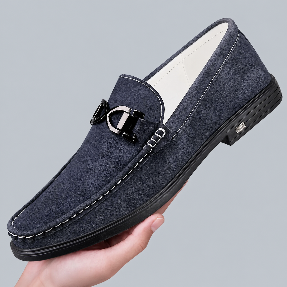 Italian Suede Loafers by Pelle