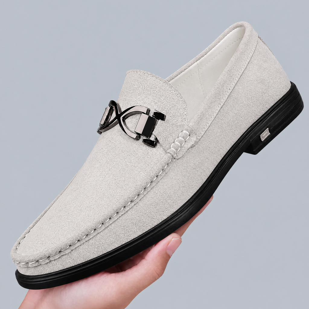 Italian Suede Loafers by Pelle