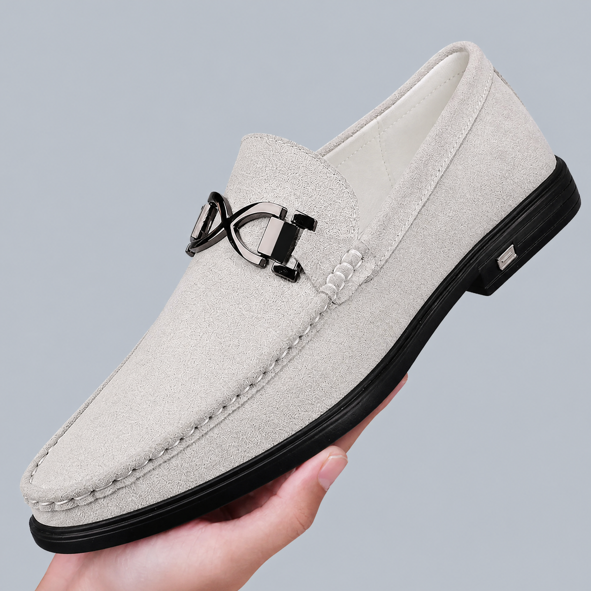 Italian Suede Loafers by Pelle