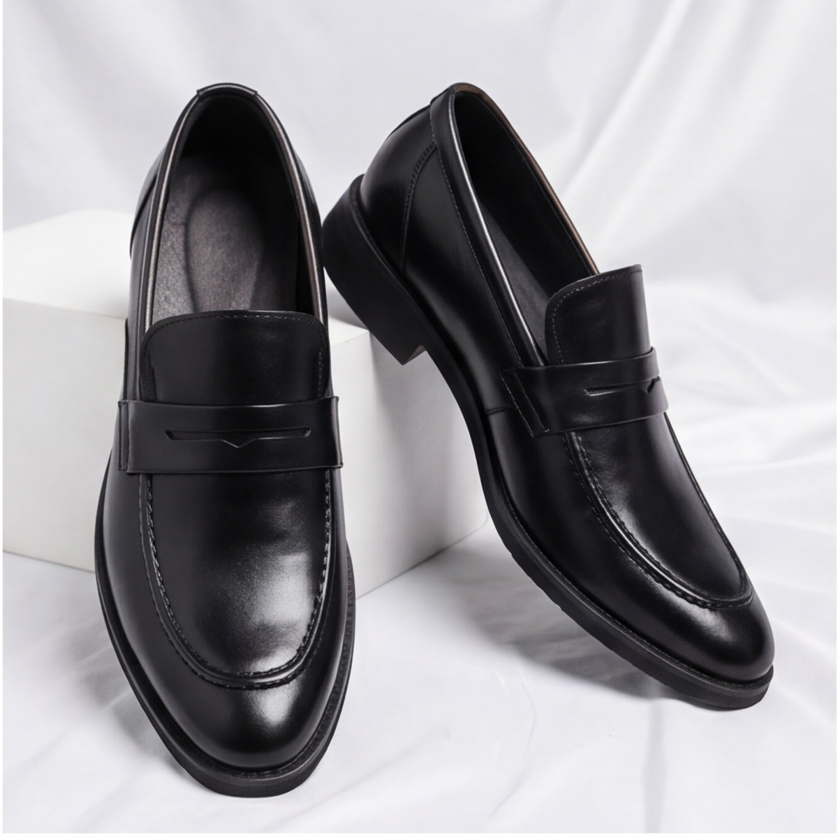 Amalfi Leather Slip-On Loafers