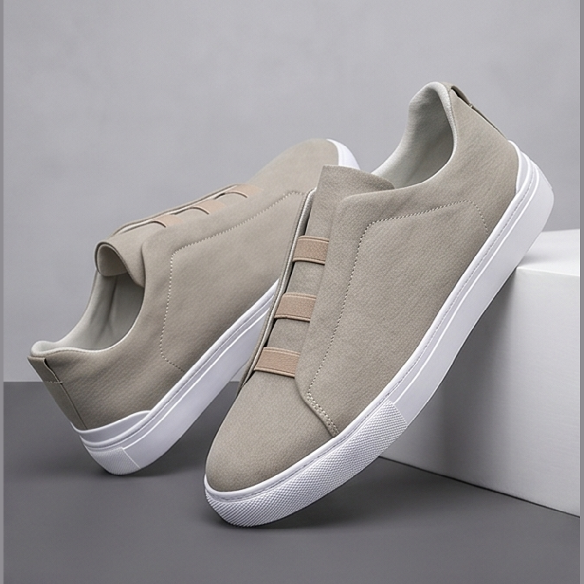 Chelsea Canvas Slip-On Sneakers