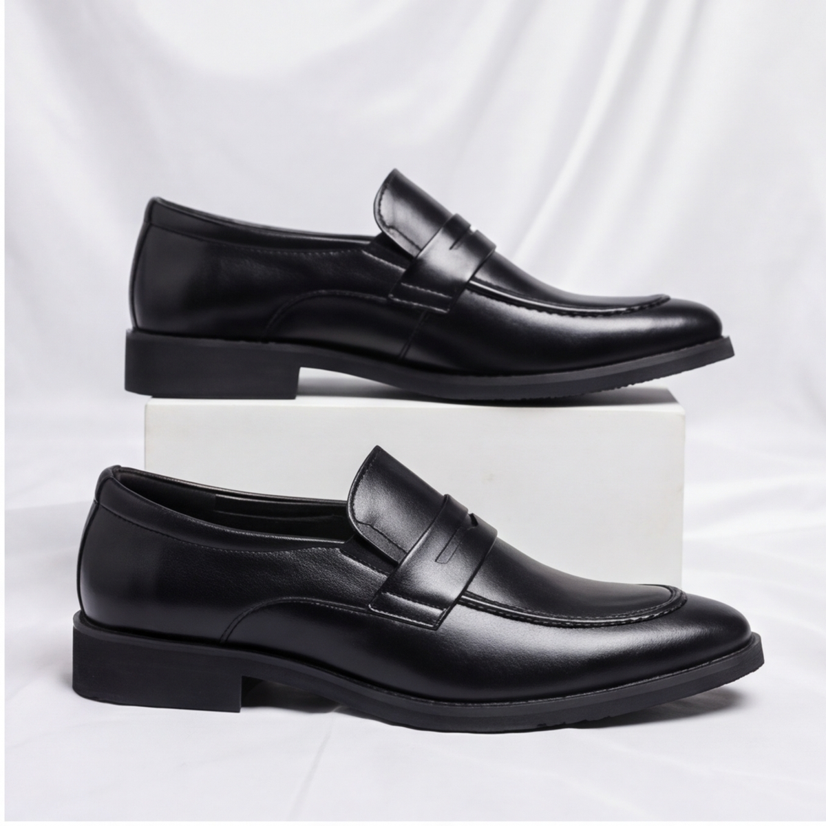 Amalfi Leather Slip-On Loafers