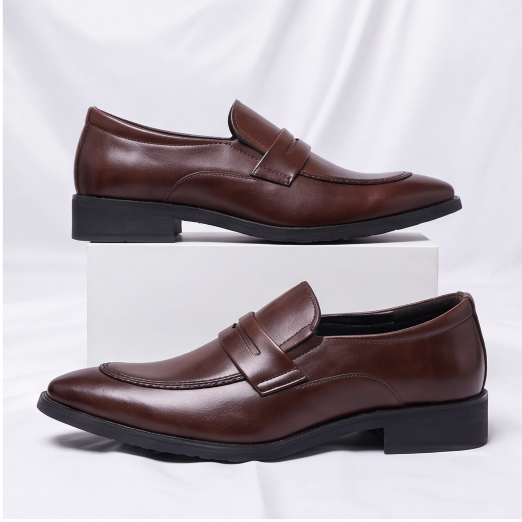 Amalfi Leather Slip-On Loafers